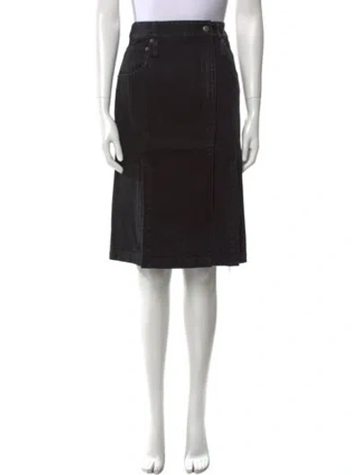 Pre-owned Tibi Knee-length Skirt In Black