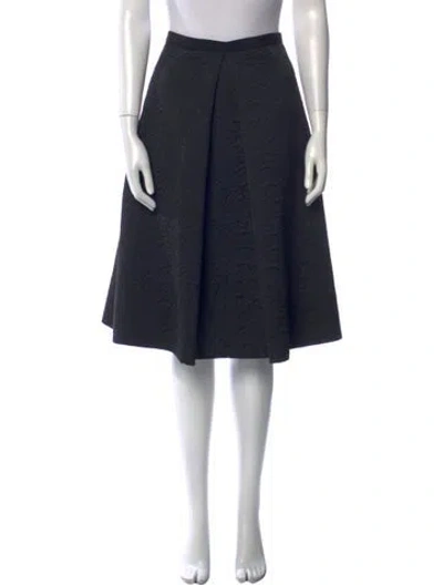 Pre-owned Tibi Knee-length Skirt In Black