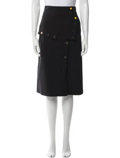 Pre-owned Tibi Knee-length Skirt In Black