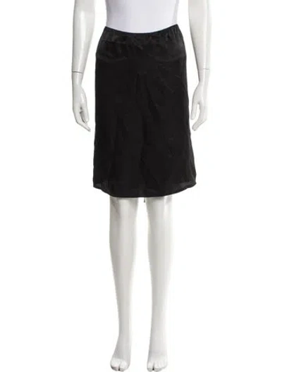 Pre-owned Tibi Knee-length Skirt In Black