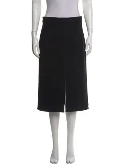Pre-owned Tibi Knee-length Skirt In Black