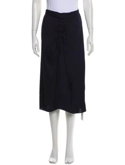Pre-owned Tibi Knee-length Skirt In Blue