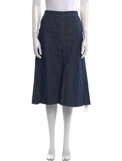Pre-owned Tibi Knee-length Skirt In Blue