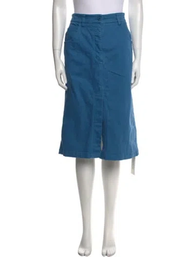 Pre-owned Tibi Knee-length Skirt In Blue