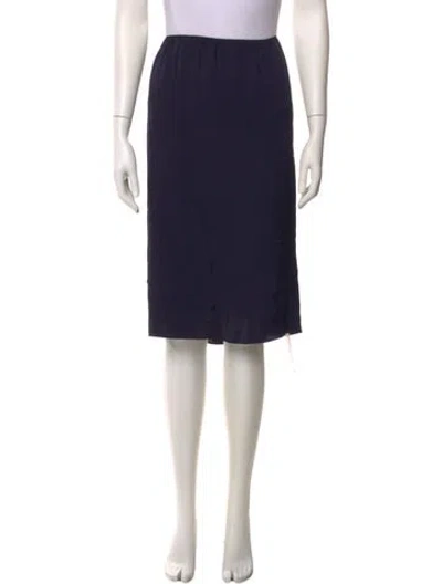Pre-owned Tibi Knee-length Skirt In Blue
