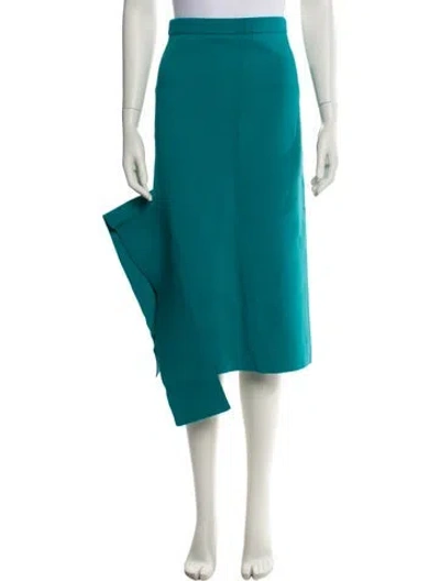 Pre-owned Tibi Knee-length Skirt In Blue