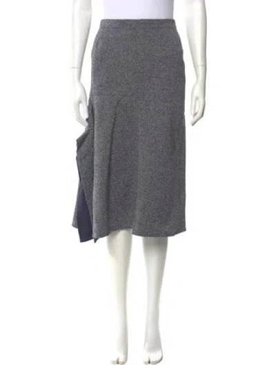 Pre-owned Tibi Knee-length Skirt In Blue