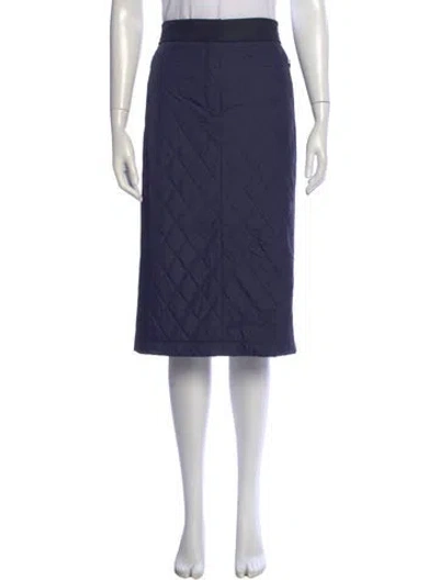 Pre-owned Tibi Knee-length Skirt In Blue