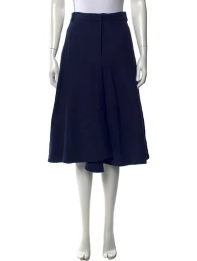 Pre-owned Tibi Knee-length Skirt In Blue
