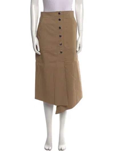 Pre-owned Tibi Knee-length Skirt In Brown