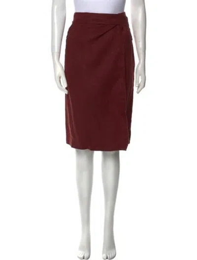 Pre-owned Tibi Knee-length Skirt In Brown