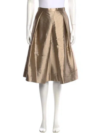 Pre-owned Tibi Knee-length Skirt In Neutral