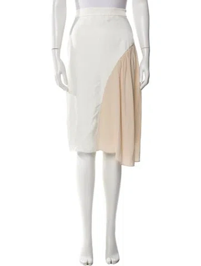 Pre-owned Tibi Knee-length Skirt In Neutral