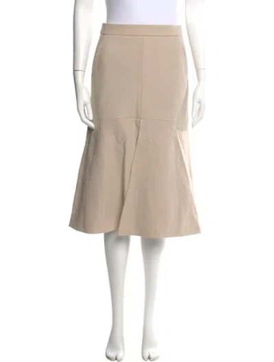 Pre-owned Tibi Knee-length Skirt In Neutral