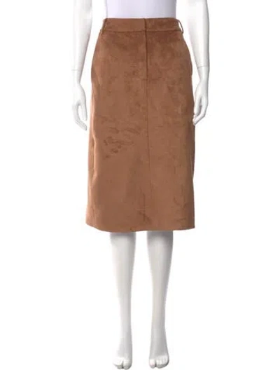 Pre-owned Tibi Knee-length Skirt In Neutral