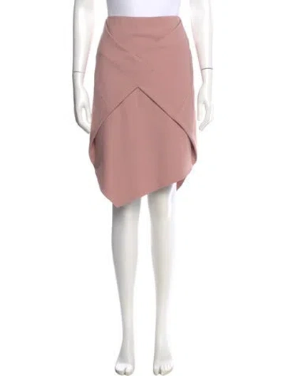 Pre-owned Tibi Knee-length Skirt In Pink