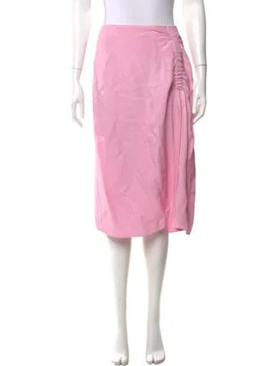 Pre-owned Tibi Knee-length Skirt In Pink