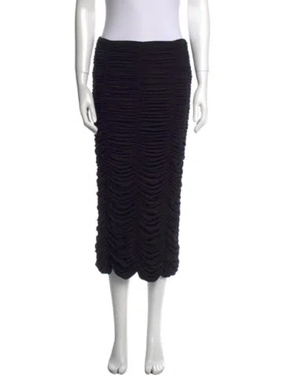 Pre-owned Tibi Knee-length Skirt W/ Tags In Black