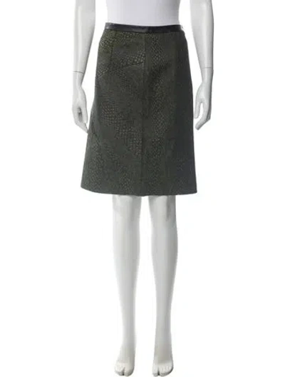 Pre-owned Tibi Knee-length Skirt In White