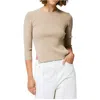 Tibi Ladies Latte Giselle Openback Stretch Sweater