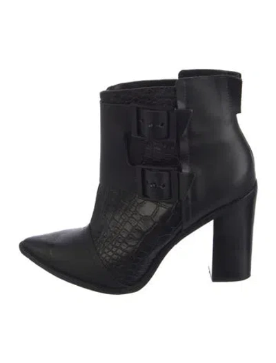 Pre-owned Tibi Leather Boots In Black