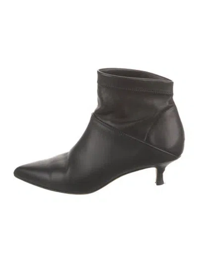 Pre-owned Tibi Leather Boots In Black