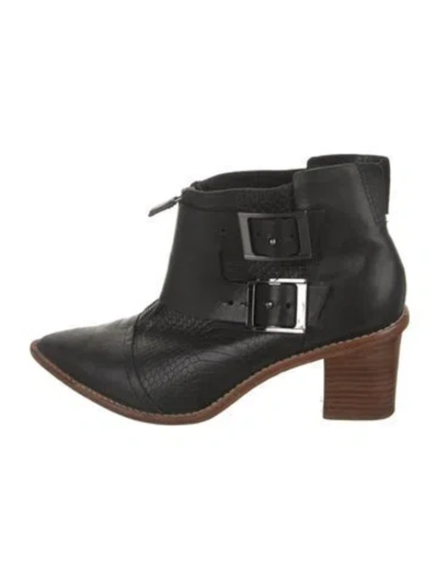 Pre-owned Tibi Leather Boots In Black