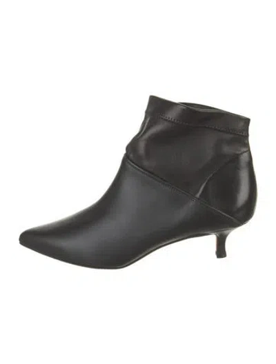 Pre-owned Tibi Leather Boots In Black