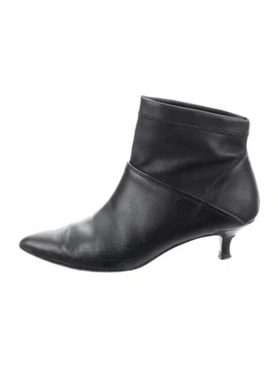 Pre-owned Tibi Leather Boots In Black