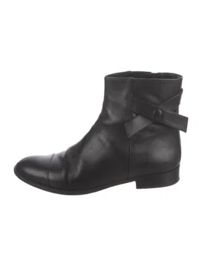Pre-owned Tibi Leather Boots In Black