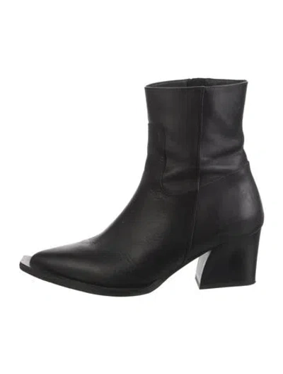 Pre-owned Tibi Leather Boots In Black