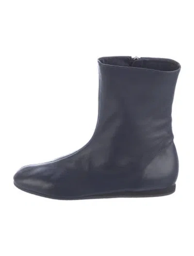 Pre-owned Tibi Leather Boots In Blue