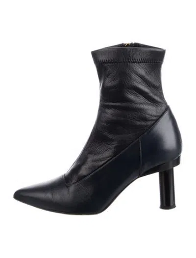 Pre-owned Tibi Leather Boots In Blue