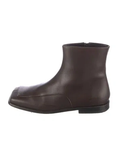 Pre-owned Tibi Leather Boots In Brown