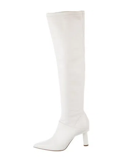 Pre-owned Tibi Leather Boots In Neutrals