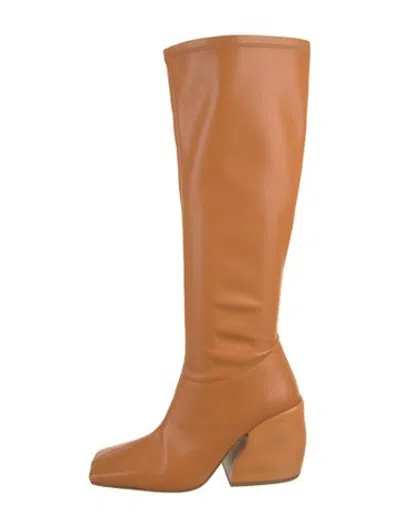 Pre-owned Tibi Leather Boots In Orange