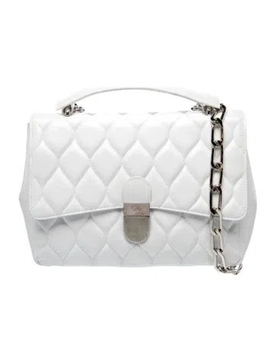 Pre-owned Tibi Leather Crossbody Bag In Neutral