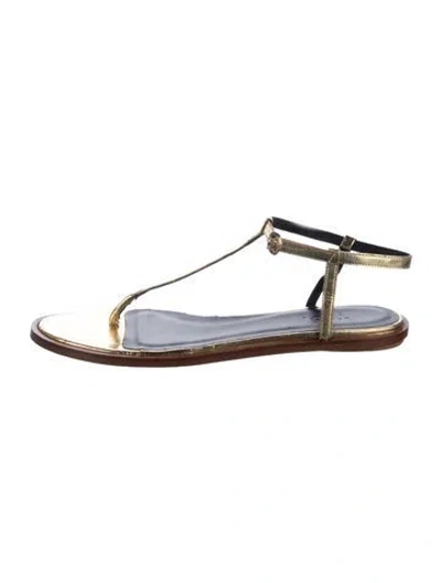 Pre-owned Tibi Leather In Gold