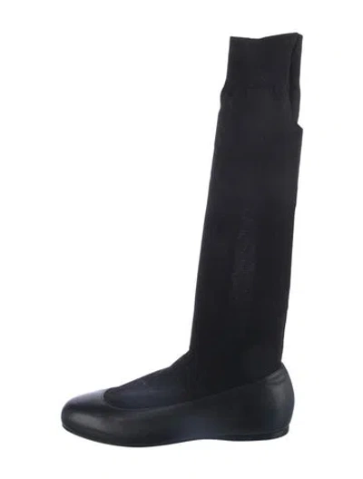 Pre-owned Tibi Leather Leather Trim Embellishment In Black