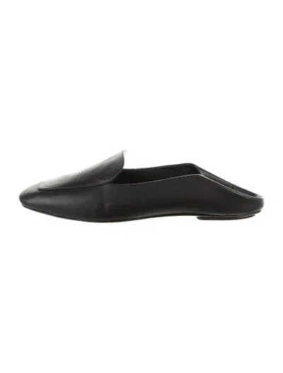 Pre-owned Tibi Leather Loafers In Black