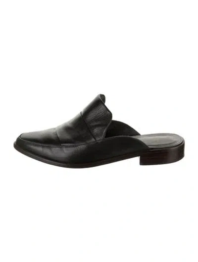 Pre-owned Tibi Leather Mules In Black