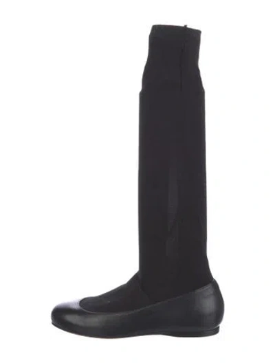 Pre-owned Tibi Leather Mules In Black