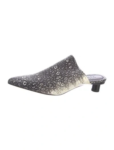 Pre-owned Tibi Leather Mules In Multi