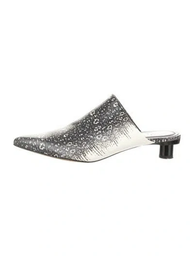 Pre-owned Tibi Leather Mules In Multi