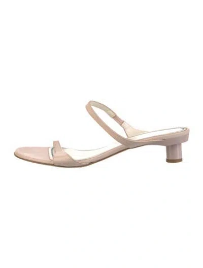 Pre-owned Tibi Leather Mules In Pink