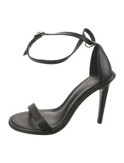 Pre-owned Tibi Leather Sandals In Black