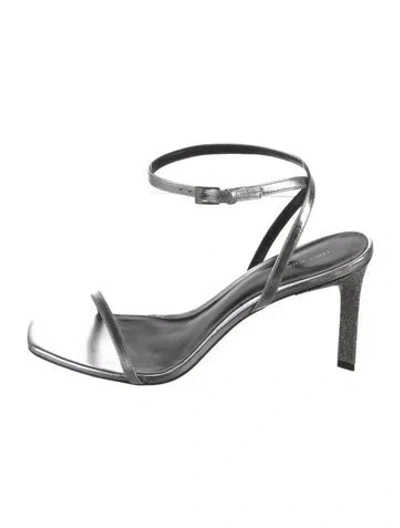 Pre-owned Tibi Leather Sandals In Black