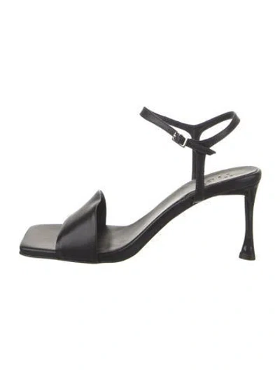 Pre-owned Tibi Leather Sandals In Black