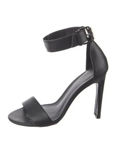 Pre-owned Tibi Leather Sandals In Black