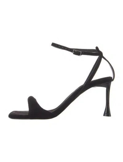 Pre-owned Tibi Leather Sandals In Black